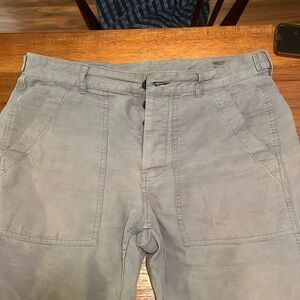 Men’s JCrew Wallace & Barnes Grey / Blue Military Pants 33/30